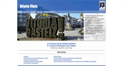 Desktop Screenshot of notariosvitoria.com